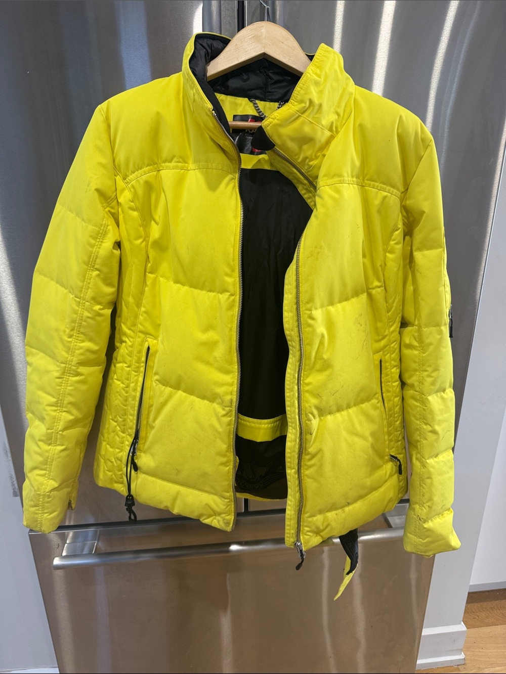 Karbon Women’s Yellow Insulated Ski Snow Jacket – Size 12